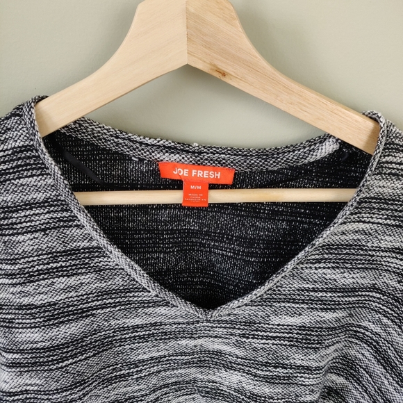 Joe Fresh Woven Long-Sleeve Sweater Top Medium - Picture 3 of 9